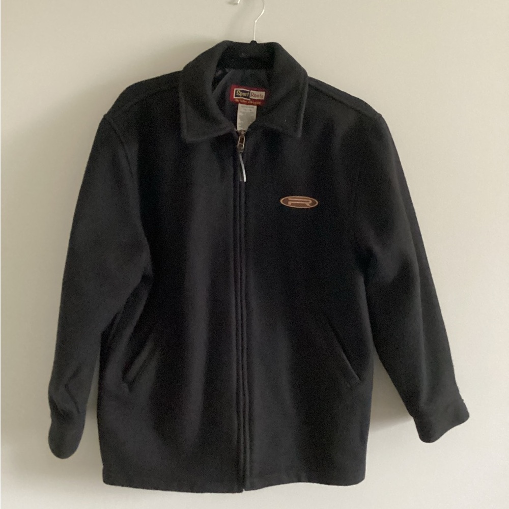 Rare Vintage Roots Wool Blend Jacket, Size Youth 14/16